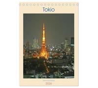 Tokio - Terminplaner (Tischkalender 2026 DIN A5 hoch), CALVENDO Monatskalender: Tokio vereint Tradition und Moderne so perfekt wie keine andere Stadt.