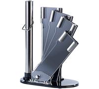 TokioKitchenWare Bloc à couteaux et fusil d'aiguisage modulable en verre acrylique (...