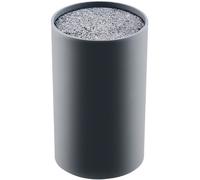 TokioKitchenWare Support de couteaux :bloc à couteaux universel avec garniture en picots, noir (boîte de rangement pour couteaux)