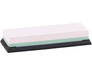 TokioKitchenWare Whetstone: double water whetstone with non-slip holder, grain size 600/1500 (whetstone sharpening stones)