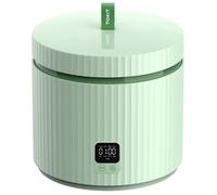 TOKIT Cuiseur à Riz 1,5L Mini Multifonctions pour 1-3 Personnes Marmite à Riz Intérieure Antiadhésive à Revêtement Céramique (Vert Avocat)