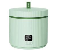 TOKIT Cuiseur à Riz Mini 1.5L, Cuiseur à Riz Électrique | Multifonction Chauffage par Induction IH, Revêtement Antiadhésif Céramique, 350W pour 1-3 Personnes, 5 Programmes, Vert