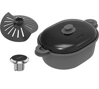 TOKIT Omni Cook Roboter Tout-en-un Cuisine Multifonction Robot Patissier 21 Modes de Cuisine Intégré 7 '' Ecran Tactil Guide de Recettes, Hachoir Presse-agrumes, Robot Mélangeur, Mixeur (Set)
