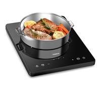 TOKIT Plaque De Cuisson À Induction 2000 W Avec 9 Niveaux De Puissance Individuels, Minuterie De 90 Minutes, Ultra Fine 40 Mm, Noire