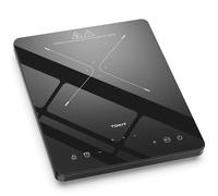 TOKIT Plaque de Cuisson Induction 2000 W, Plaque À Induction M1 Avec 9 Niveaux De Puissance Individuels, Ecran Tactile, Minuterie 90 Minutes, Ultra-Fine 40 Mm, Noire Pour Cuisine, Dortoir, Camping