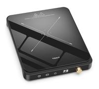 TOKIT Plaque de Cuisson Induction 2000 W, Plaque À Induction M2 Avec 9 Niveaux De Puissance Individuels, Bouton Rotatif, Minuterie 90 Minutes, Ultra-Fine 40 Mm, Noire Pour Cuisine, Dortoir, Camping