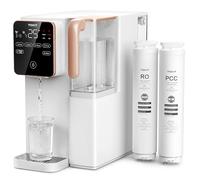 TOKIT T1 Osmoseur Inverse à Comptoir | Système de Filtration RO 9 Étapes avec Moniteur TDS | Purificateur d'Eau de Table sans Installation | Rapport Pureté 3:1 | Certifié CE & EMC