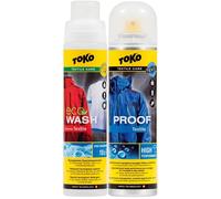 TOKO Duo Pack,Textile Proof & Textile Wash,250ml Spray Taille universelle Multicolore