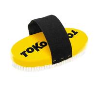 Toko Brosse base en nylon ovale avec sangle Jaune/Blanc