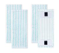 TOKSEO 4 Pièces Serpillères de Rechange pour Leifheit Clean Twist M Ergo Micro Duo, Absorption Efficace de l'eau, Forte Décontamination Serpillères en Microfibre pour Tous de Sols