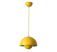 TOKTOP Suspension Luminaire Intérieur, Lustre Salon Moderne Créativité, Lampe Suspendue E27 Jaune Plafonnier pour Chambre Cuisine Salle à Manger