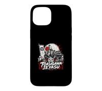 Tokugawa et Ieyasu Samurai Shogun Carte du Japon féodal Coque pour iPhone 15