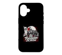 Tokugawa et Ieyasu Samurai Shogun Carte du Japon féodal Coque pour iPhone 16