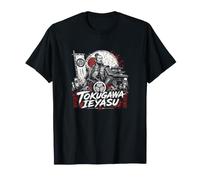 Tokugawa et Ieyasu Samurai Shogun Carte du Japon féodal T-Shirt