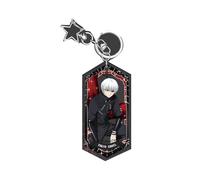 Tokyo Anime Ghoul Porte-clés Ken Kaneki Touka Kirishima Porte-clés élégant Pendentif de sac Accessoire pour voiture