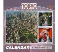 Tokyo Calendar 2026-2027: 18 Month Planner To Keep You On Track from Sep 2026 to Dec 2027,Square 8.5 x 8.5 Inches Gift For Organizing & Planning