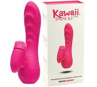 Tokyo Design Rabbit Twist Wave Vibromasseur Fuchsia
