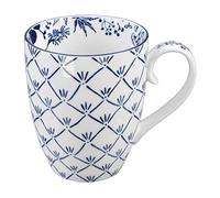TOKYO design studio Gobelet bleu/blanc érable - Flora Japonica - 8,5 x 10,2 cm 380 ml