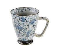 Tokyo Design Studio Tasse mt-3005/C, Porcelaine, Bleu/Gris, 9 x 11 cm
