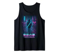 Tokyo Dreams Samurai Japonais Cyberpunk Streetwear Débardeur