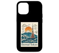 Tokyo éternel - Ukiyo-e Style Mount Fuji & Tokyo Tower Coque pour iPhone 12/12 Pro