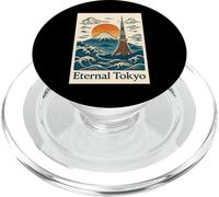 Tokyo éternel - Ukiyo-e Style Mount Fuji & Tokyo Tower PopSockets PopGrip pour MagSafe