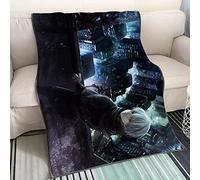 Tokyo Ghoul Kaneki Ken Impression numérique 3D animée Couverture en micro polaire ultra-douce en flanelle entretien facile