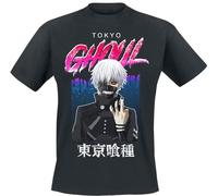 Tokyo Ghoul Spray Date Homme T-Shirt Noir XL 100% Coton Regular