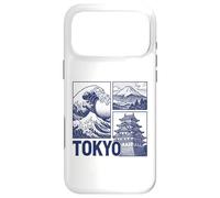 Tokyo Japan Graphic Mount Fuji Great Wave Château Traditionnel Coque pour iPhone 17 Pro Max