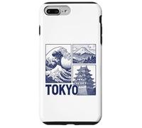 Tokyo Japan Graphic Mount Fuji Great Wave Château Traditionnel Coque pour iPhone 7 Plus/8 Plus