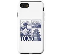 Tokyo Japan Graphic Mount Fuji Great Wave Château Traditionnel Coque pour iPhone SE (2020) / 7/8