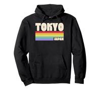 Tokyo Japan Rainbow Gay Pride Merch Retro années 70 80 Queer Sweat à Capuche