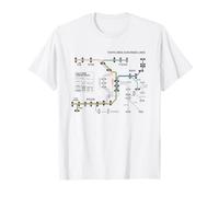 Tokyo Japan Train Suburban Line Railway - Carte d'itinéraire souvenir T-Shirt