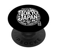 Tokyo Japan Urban Tradition Vintage Japonais Kanji Souvenir PopSockets PopGrip Adhésif