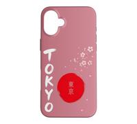 Tokyo Japon Aquarelle Calligraphie Sakura Cerisier Fleur Coque pour iPhone 16 Plus