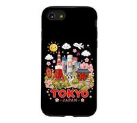 Tokyo Japon Aquarelle Mignonne Souvenir de Voyage pour Enfants Coque pour iPhone SE (2020) / 7/8