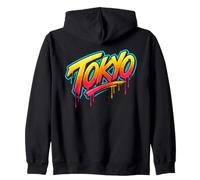 Tokyo Japon Graffiti coloré Street Art Sweat à Capuche