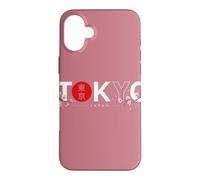 Tokyo Japon Horizontal Sakura Cerisier Fleur Rouge Soleil Coque pour iPhone 16 Plus
