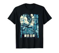 Tokyo Japon - Masque Renard Nuit Urbain Street Design T-Shirt