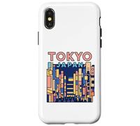 Tokyo Japon Minimalist City Lights Night Travel Souvenir Coque pour iPhone X/XS