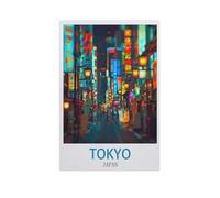 Tokyo, Japon，Puzzle 1000 Pièces, Convient pour Adultes Et Enfants Puzzle À Partir De 8 Ans ， Jeu D'adresse pour La Famille（75x50cm）-GD23