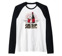 Tokyo, Japon : Sip Happens Love Sake Friends Good Times Classic Manche Raglan