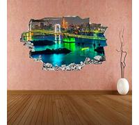 Tokyo Japon Skyline Rainbow Bridge Wall Art Sticker Mural Sticker Home Decor