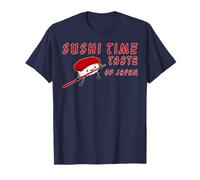 Tokyo Japon Sushi Time Superhero Mascotte Fast Food Fun Retro T-Shirt