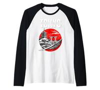 Tokyo Japon Vintage Shirt Japonais Retro Culture Graphic Tee Manche Raglan