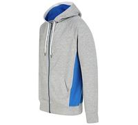 Tokyo Laundry Diablo Sweat à capuche zippé pour homme - Gris - Large