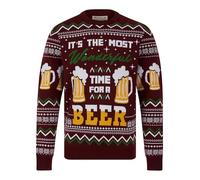 Tokyo Laundry Pull de Noël fantaisie imprimé Merry Christmas pour homme, Most Wonderful - Bordeaux, M