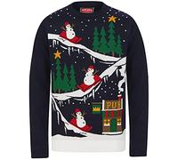 Tokyo Laundry Pull de Noël pour Homme Inscription Merry Christmas - - Medium