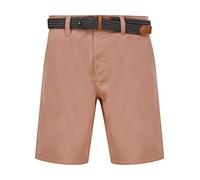 Tokyo Laundry Sheringham Short chino en coton sergé avec ceinture tissée pour homme, rose, M