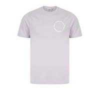 Tokyo Laundry T-shirt à col rond en coton imprimé rétro « Kade » pour homme, Brise lilas, L